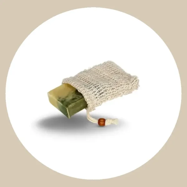 Sac à savon en sisal
