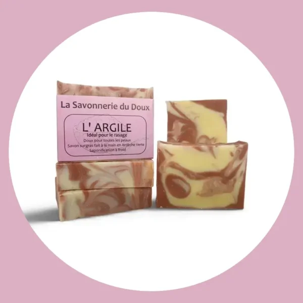 Savon artisanal à l'argile
