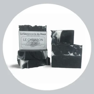 Savon artisanale au charbon végétale